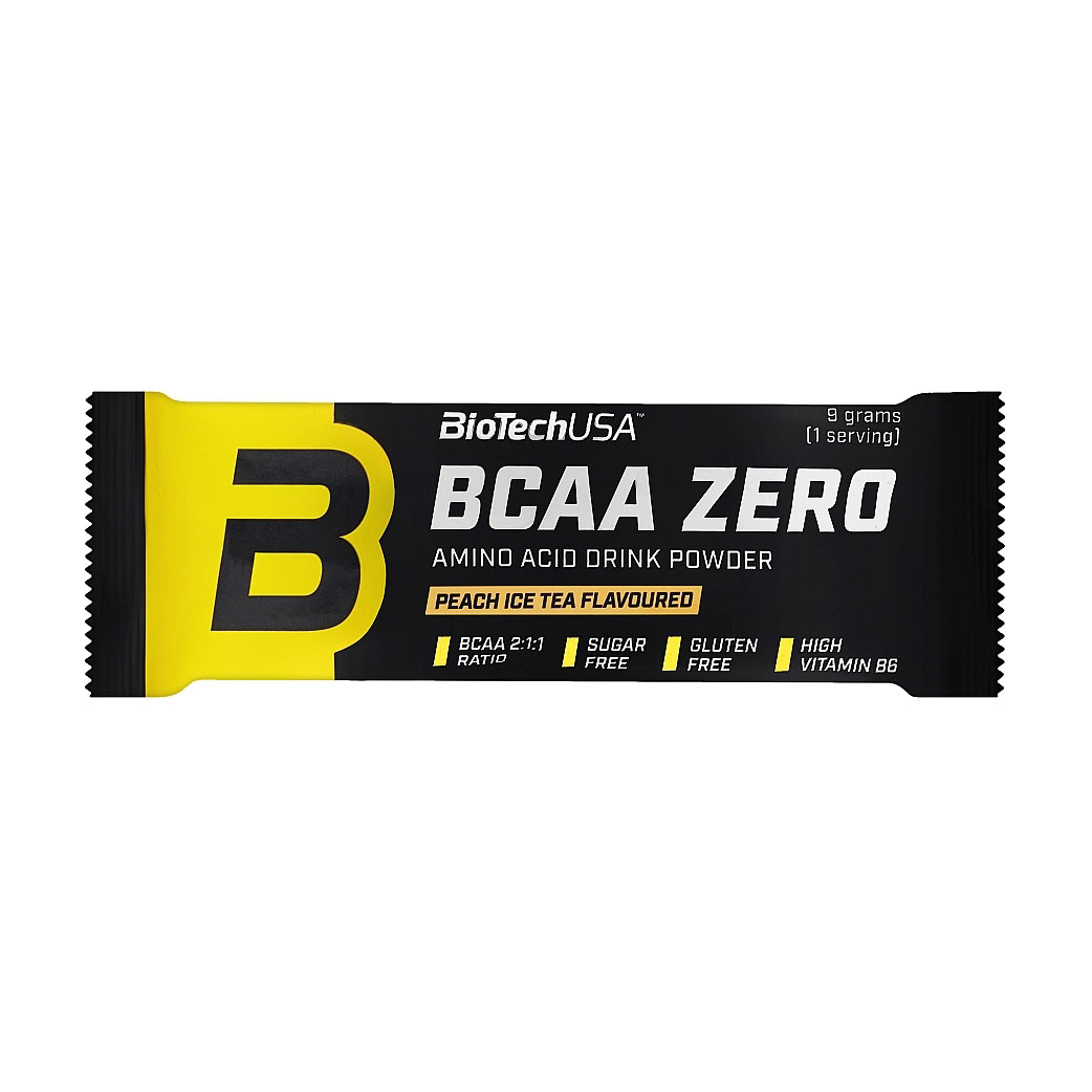 Амінокислота BioTechUSA BCAA Zero Персиковий холодний чай, в порошку, 9 г