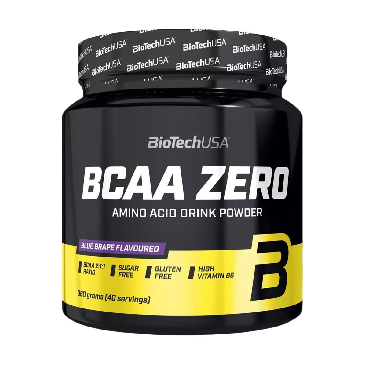Амінокислота BioTechUSA BCAA Zero Синій виноград, в порошку, 360 г