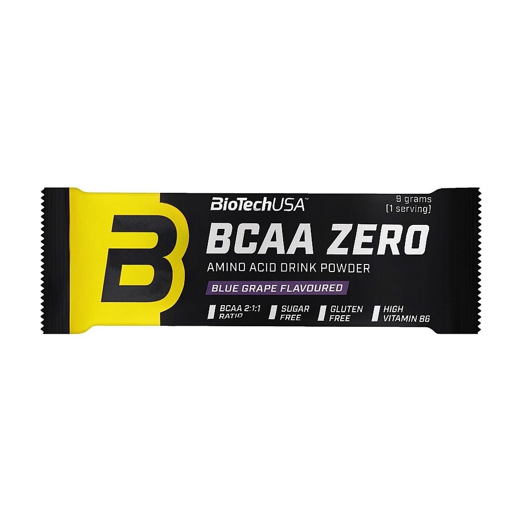 Уцінка! Амінокислота BioTechUSA BCAA Zero Синій виноград, в порошку, 9 г